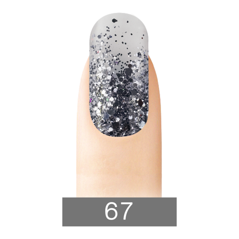 Cre8tion Nail Art Glitter, 067 0.5oz KK1031 